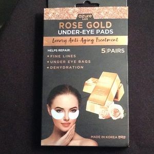 NIB Azure Lux Rose Gold Under Eye Pads 5 Pairs
